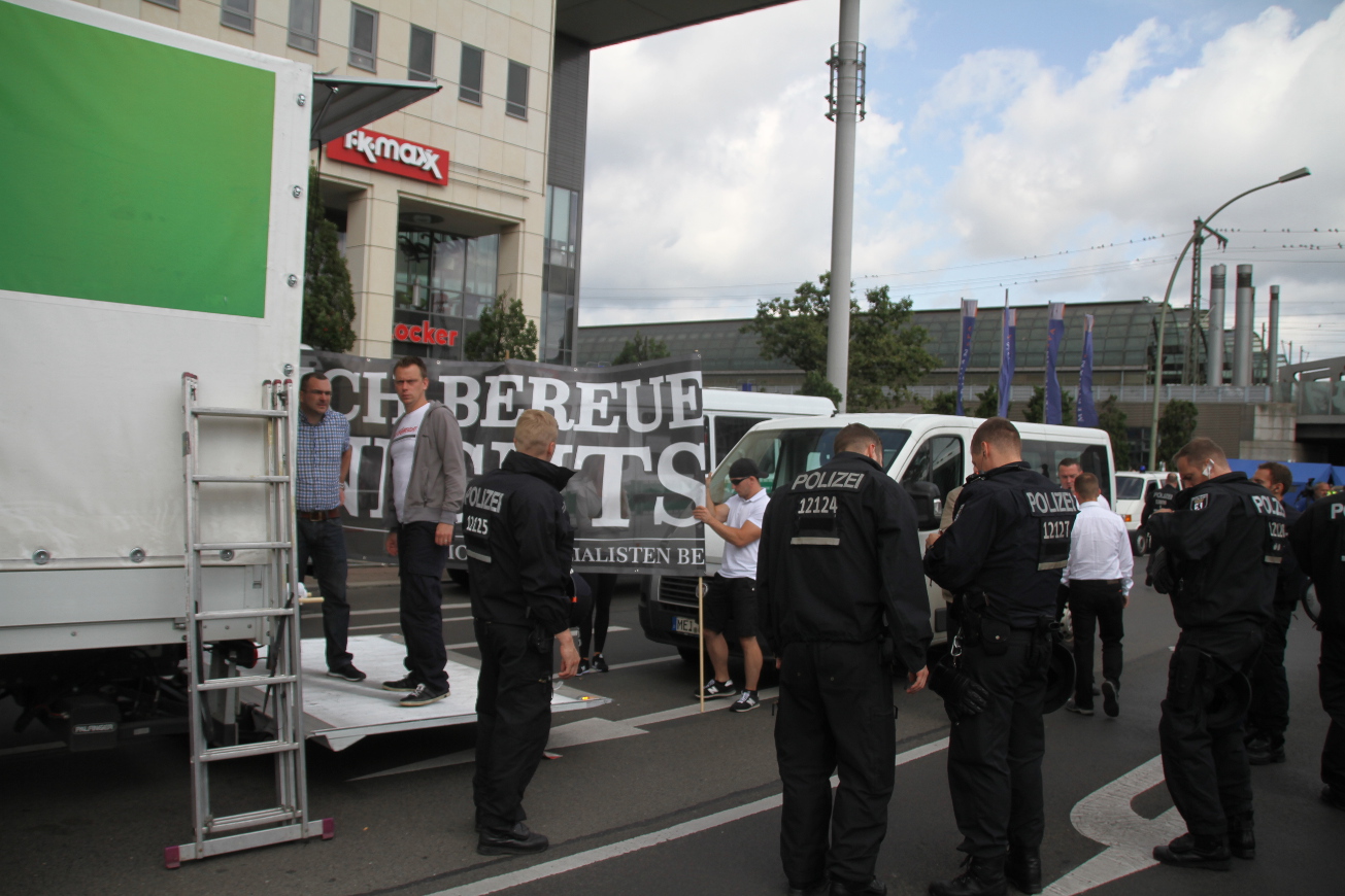 Rudolf-Heß-Marsch, 19. August 2017, Berlin (Spandau)
