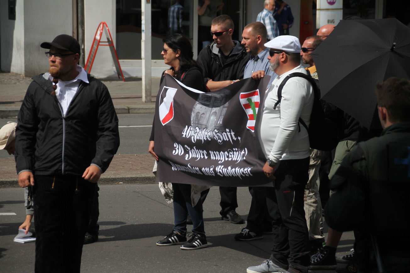 Rudolf-Heß-Marsch, 19. August 2017, Berlin (Spandau)