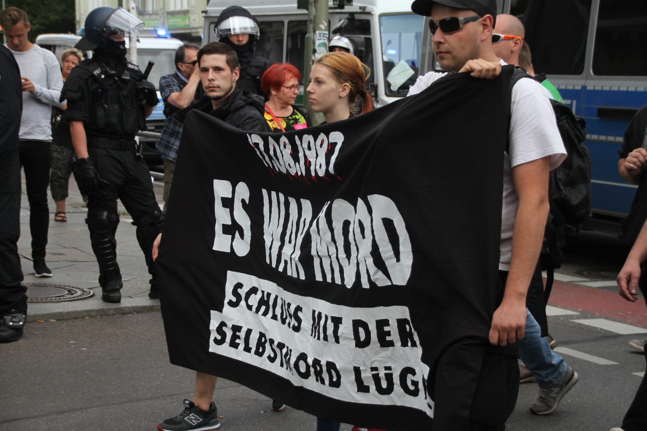 Rudolf-Heß-Marsch, 19. August 2017, Berlin (Spandau)