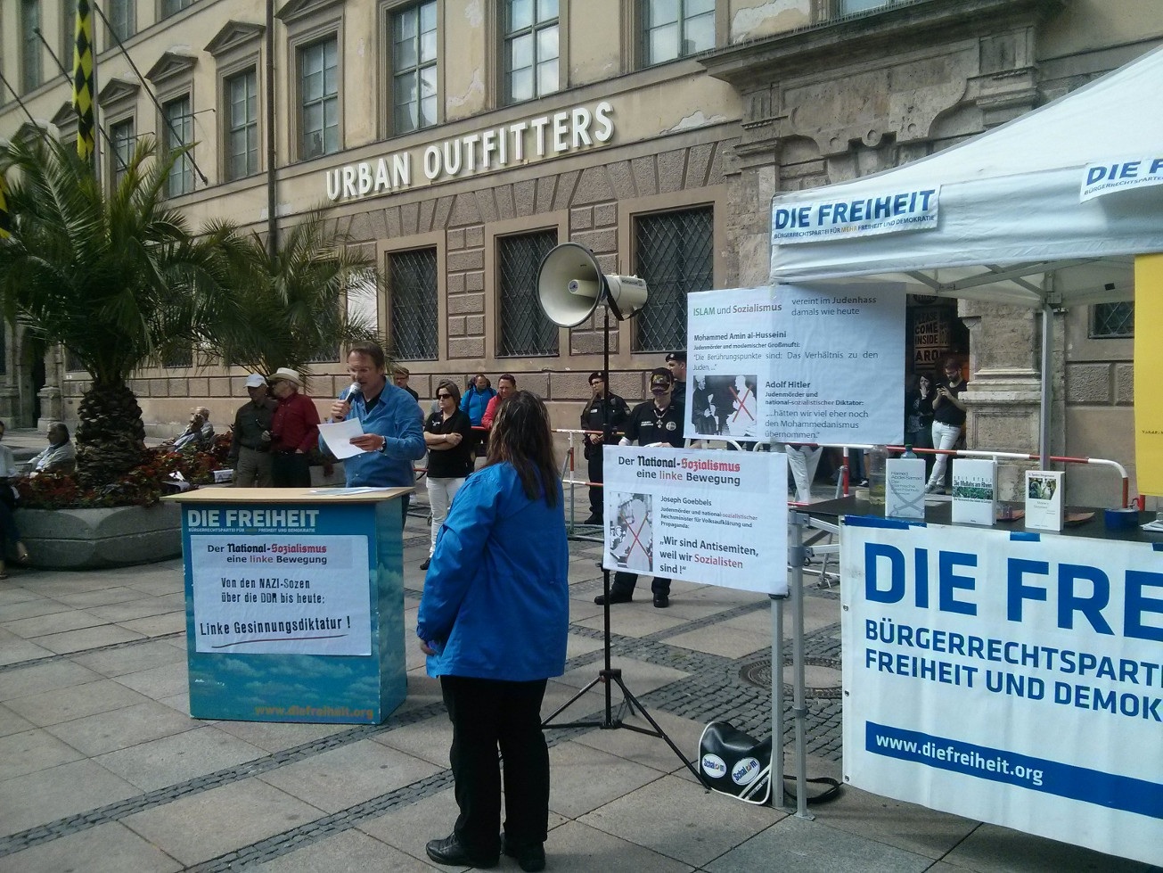 Islamfeindliche Partei „Die Freiheit“